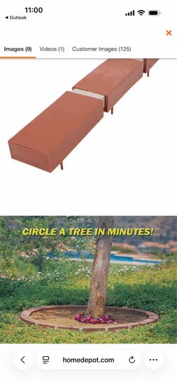 25 ft. Decorative Plastic Brick Edging NIB