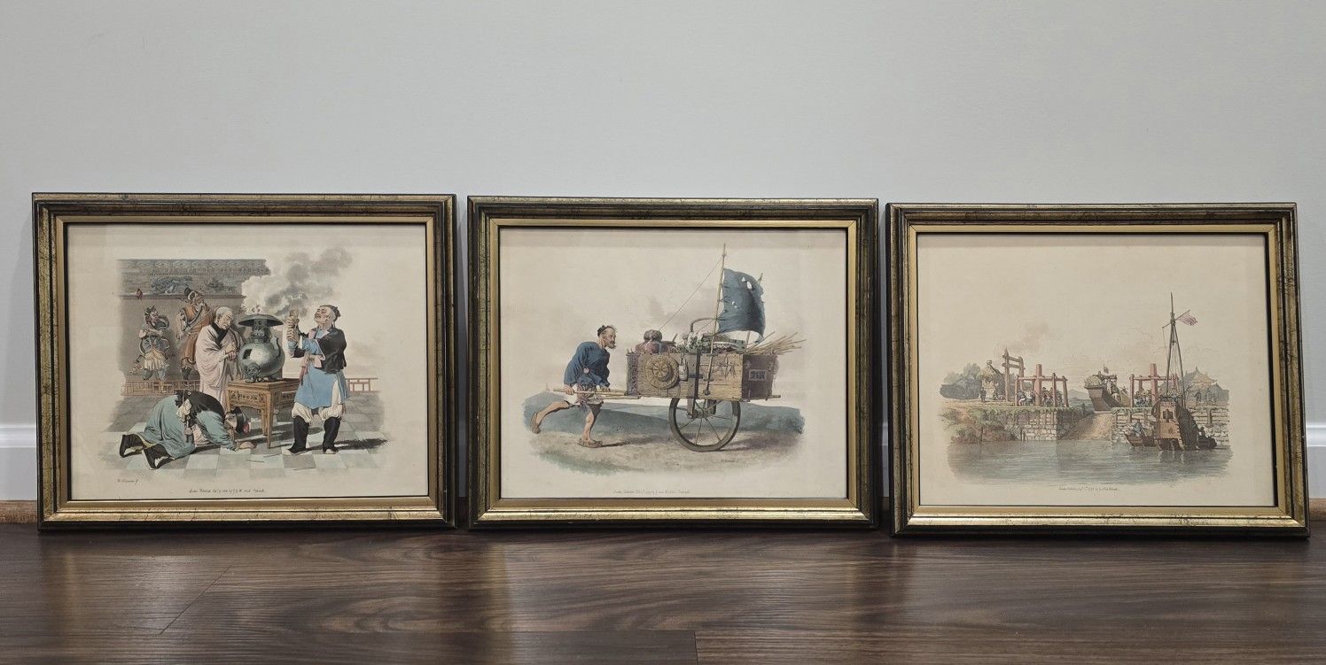 William Alexander Costumes of China Framed Book Prints
