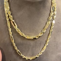 14k Gold  Solid Chains 