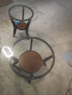Glass table Set