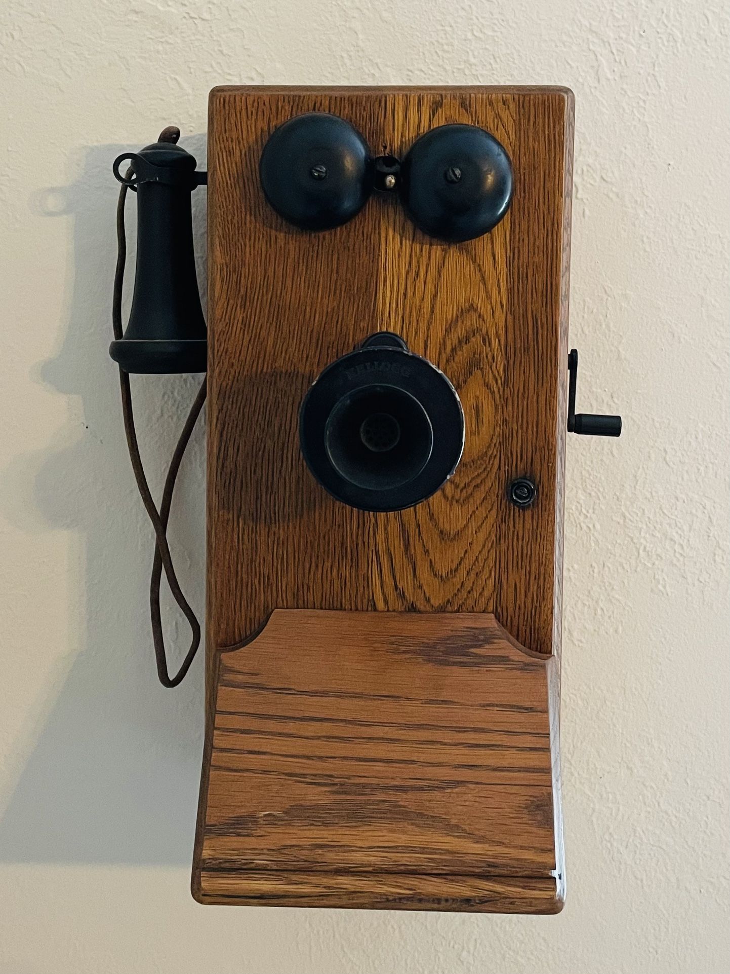 Antique Kellogg Magneto Wall Telephones