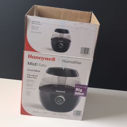 Honeywell MistMate Cool Mist Tabletop Humidifier 0.5 Gal Filter-Free Black
