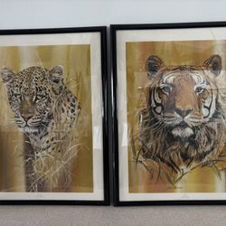 2 - 22" X 28" Phil Prentice Prints on Canvas