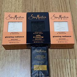 4 SheaMoisture Bar Soap