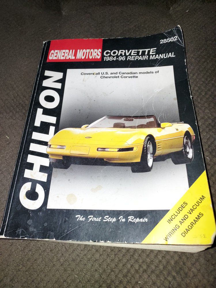 Chilton Repair Manual 84-96 Corvette