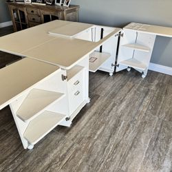 Koala Sewmate Sewing/Quilting Table With Cabinets