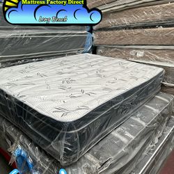 Double sided queen mattress and Boxspring bed set cama nueva Colchon y tambor