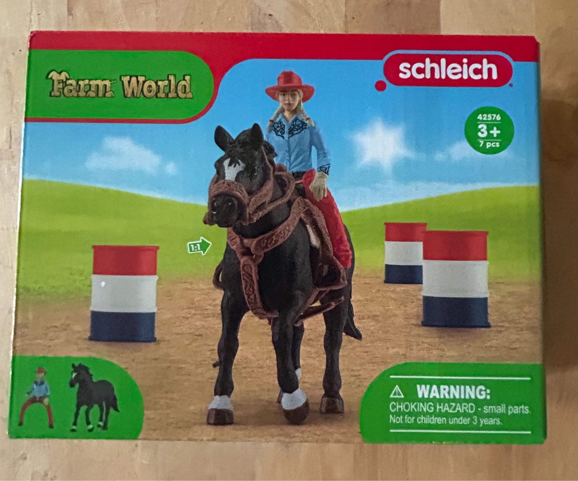 Schleich Farm World Cowgirl Horse Toy Playset (New)
