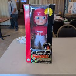 "Rockin' Randall" animated Kansas City Chiefs singing figure