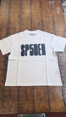 Sp5der White Graphic T-Shirt Size Medium