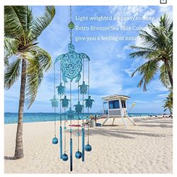 Tortoise Wind Chimes Sea Turtles Wind Chime Outdoor Wind Chimes Retro Garden Decoration Mom Birthday Gift Outdoor Indoor Decor Large Music Wind Chimes