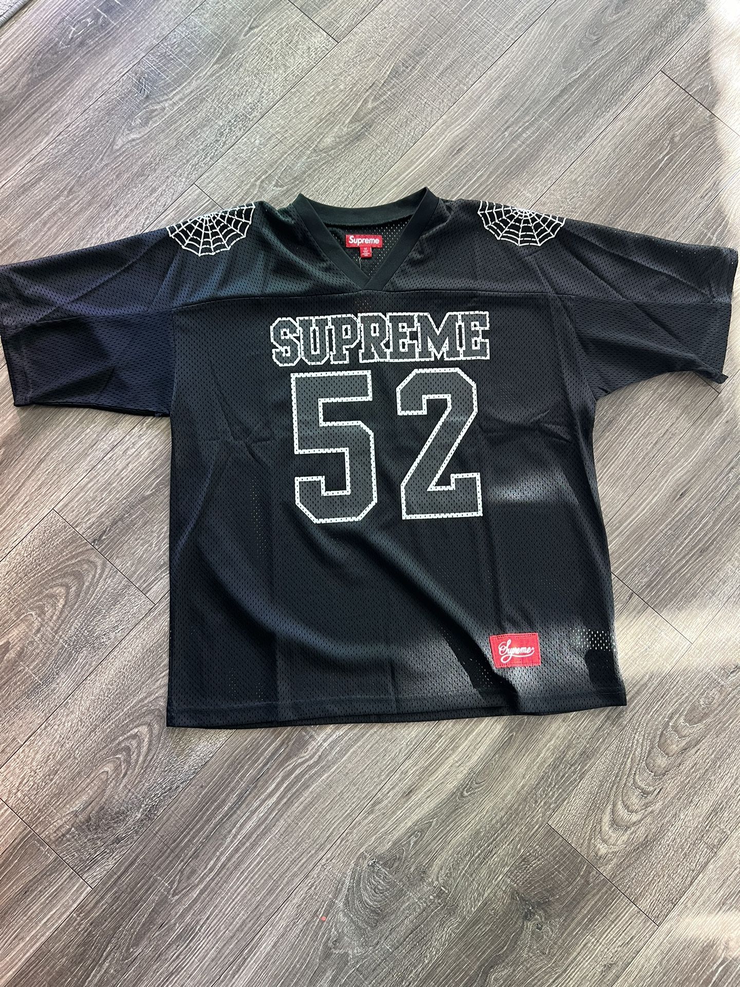 supreme spider mesh jersey