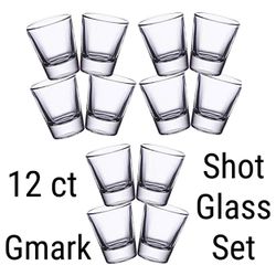 NEW!!! Gmark 1.5-OZ Heavy Base Shot Glass Set