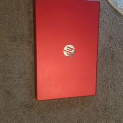 Red HP Computer 