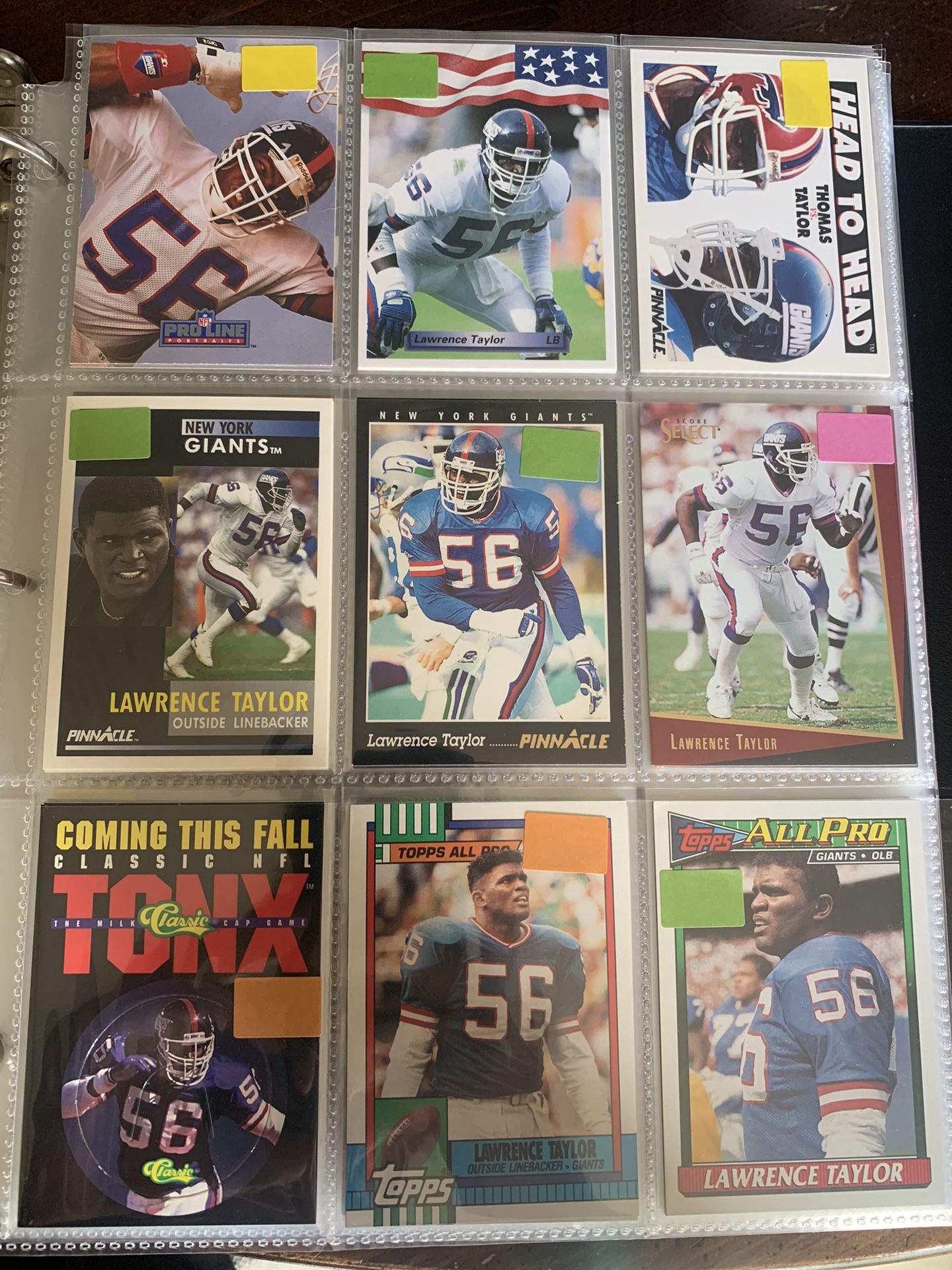 Lawrence Taylor Card Lot (9)