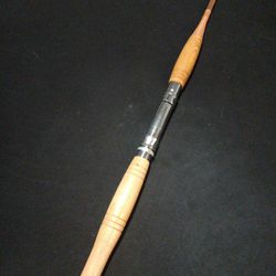 FISHING ROD, VINTAGE, IKE WALTON SALT WATER, FRESH WATER FISHING 80 INCHES  LONG, WELL MADE, Exel Cond, Real Wood,Stainless Steel 30.00 Firm. for Sale