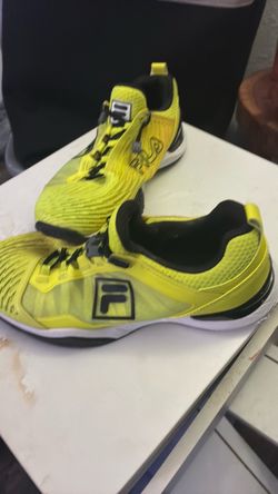 Fila Neon Yellow Athletic Sneakers