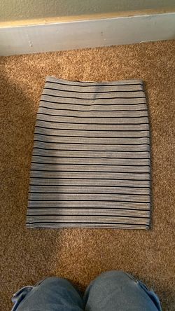 LOFT striped Pencil Skirt