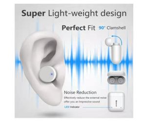Pasavant Wireless Earbuds Bluetooth Earbuds Bluetooth 5.0 TWS Wireless Earphones Auto Pairing Bluetooth Headset w Built in Mic with Charging Case for for Sale in Corona CA OfferUp