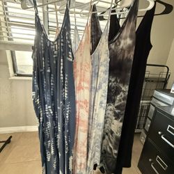 Women’s Full Length Sleeveless Rompers (Size Medium)