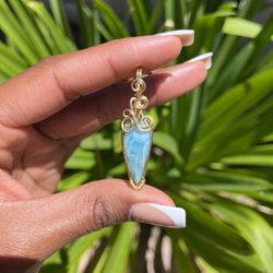 Larimar Pendant 