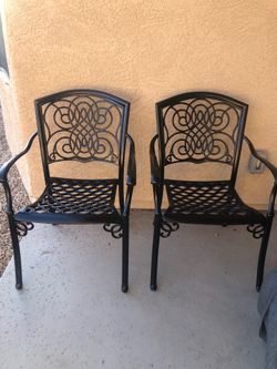 Cavecreek 101/Tempe - cast aluminum chairs