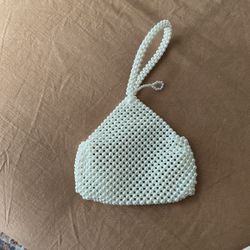 Pearl evening handbag