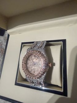 Moissanite Two-Tone Diamond Watch