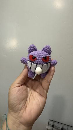 🧶Handmade crocheted Gengar bubbles