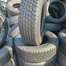 245/75/17/ AT $350 GOODUEAR SEMI NEW FOUR TIRES