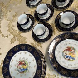 Thun 1794 CZECK China Porcelain 24CT GOLD Set