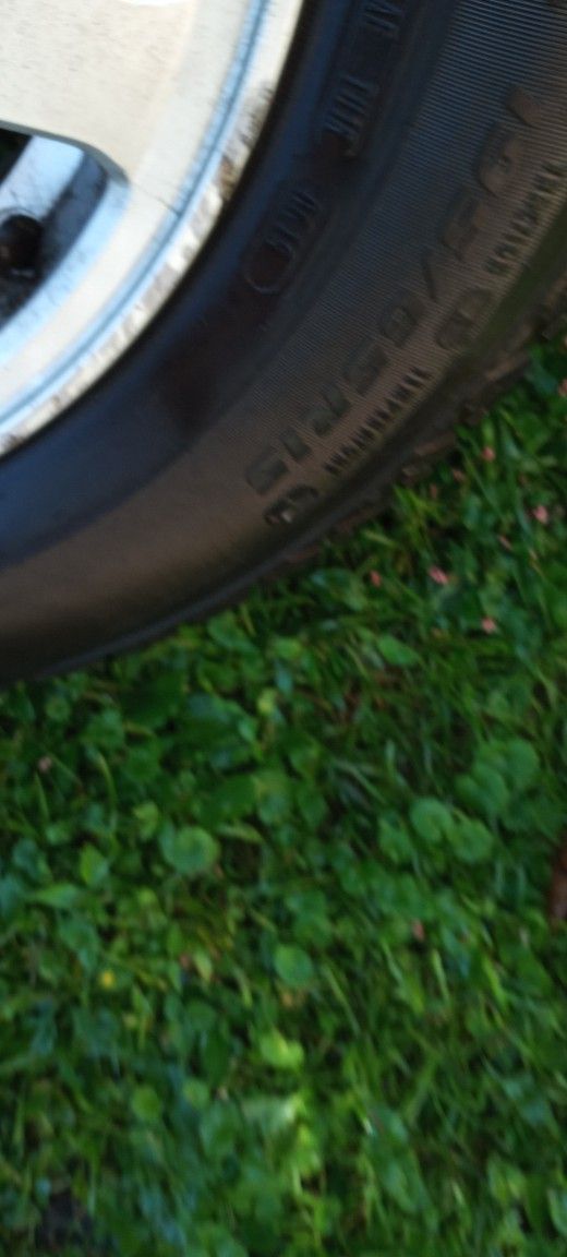 Lightly Used 15 In. Tires And oem Honda Rims