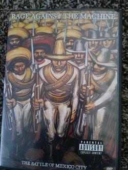 Rage against the machine dvd. The battle of Mexico city exelent conditions