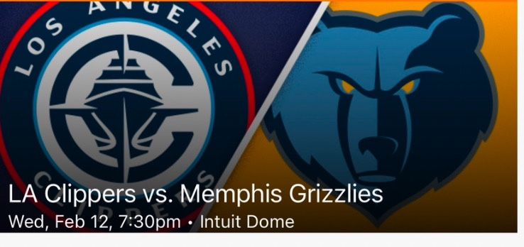 Clippers V Grizzlies