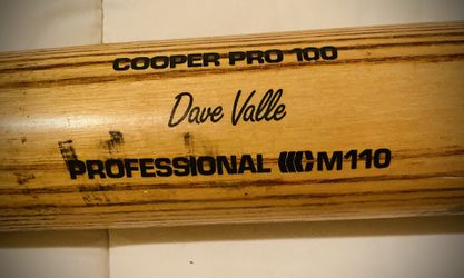 Dave Valle Game-Used MLB Baseball Bat SEATTLE MARINERS Cooper Pro 100 Series