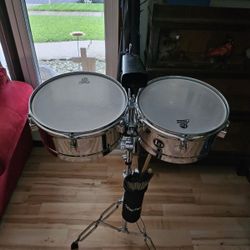 Timbales.  (Latin Drums)