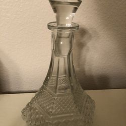 Wine or Liquor Decanter with Glass Stopper