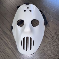 White Hockey Style Halloween Costume Mask