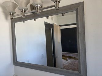 Bathroom vanity mirror
