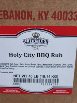 Holly city BBQ rub