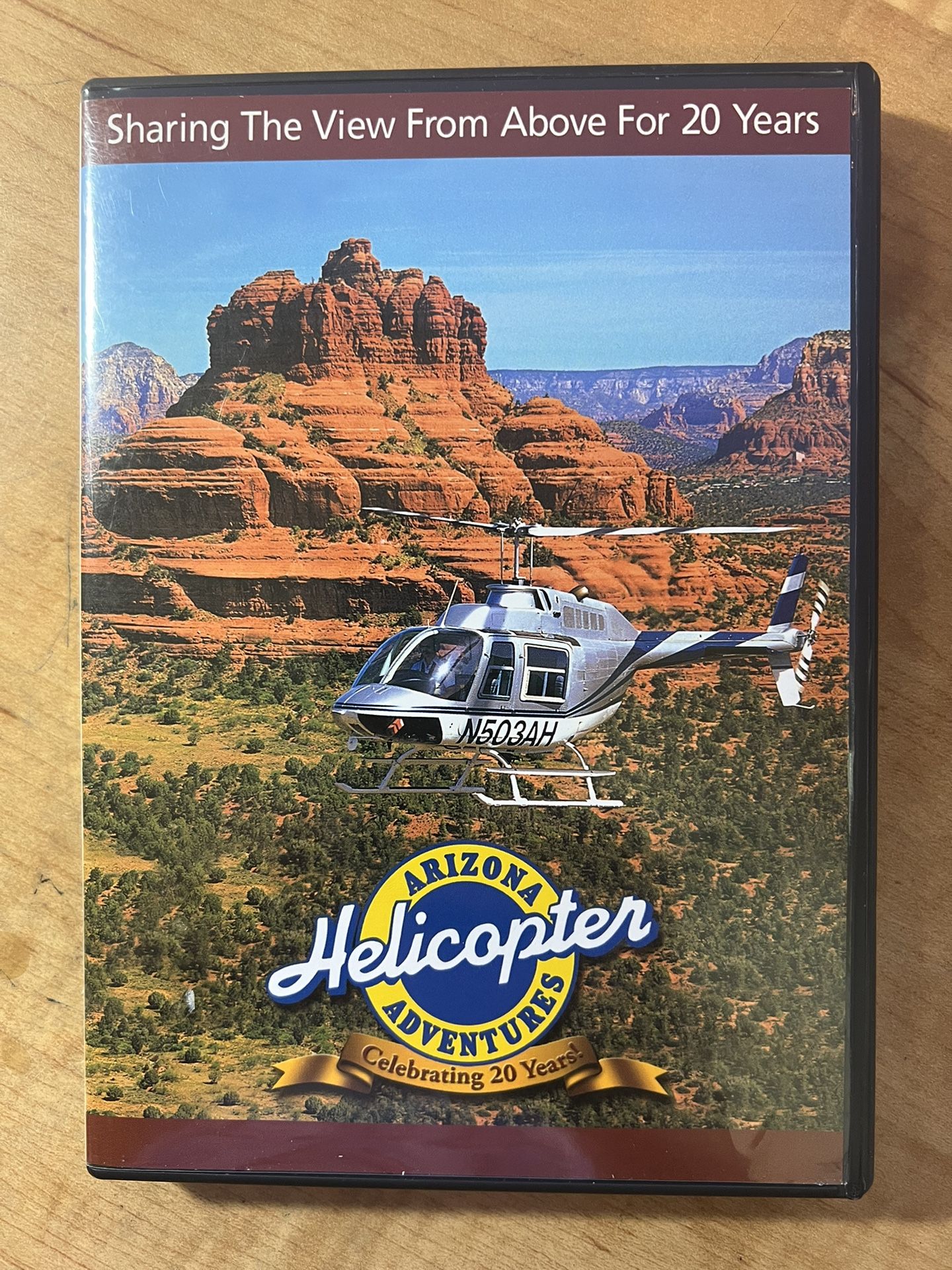 Arizona Helicopter Adventures DVD Scenic air tours Sedona RARE 1991