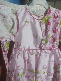 Girls Dress Size 6 with Cardigan