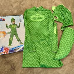 Boys PJ Masks Gekko Costume Size Large (4/6)