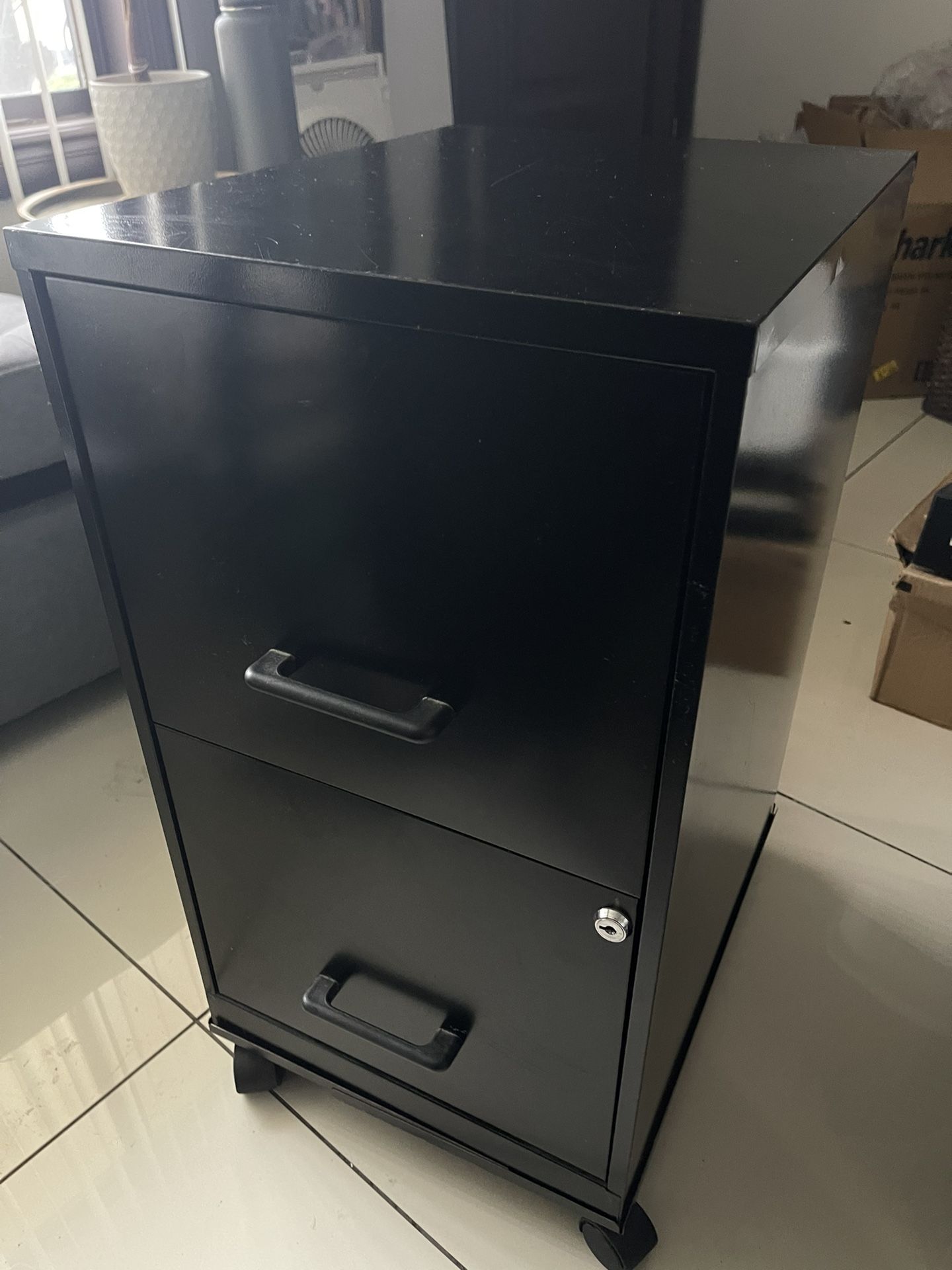 Filing Cabinet (black) 