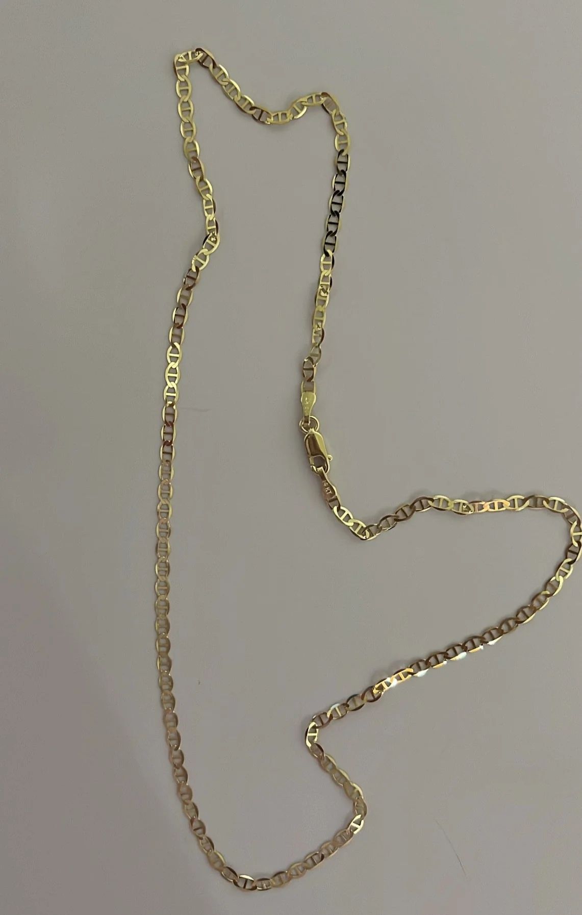 14k Yellow Gold Mariner Chain