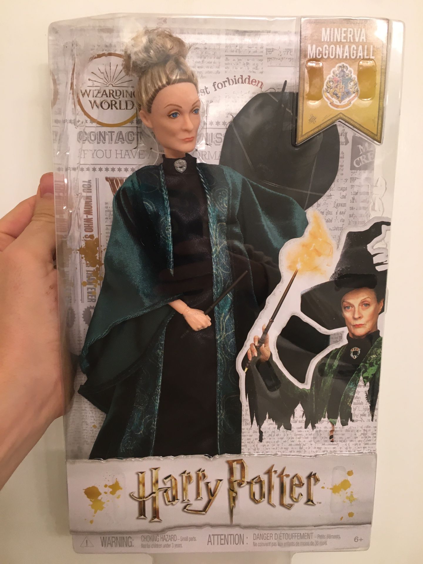 Harry Potter Minerva McGonagall Large Action Figure- Brand New Factory Sealed!!