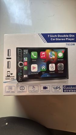 Car apple play stereo screen