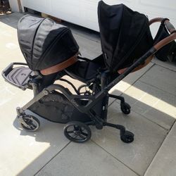 Contours Curve Double Baby & Toddler Stroller