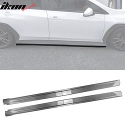 Fits 2022-2025 Subaru WRX STI Side Skirt Extension Molding Lip PP Carbon Fiber Print
