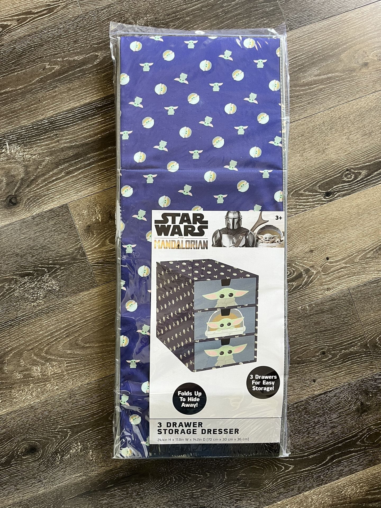 New Baby Yoda 3 Drawer Storage (14.2" x 11.8" × 24.4") 